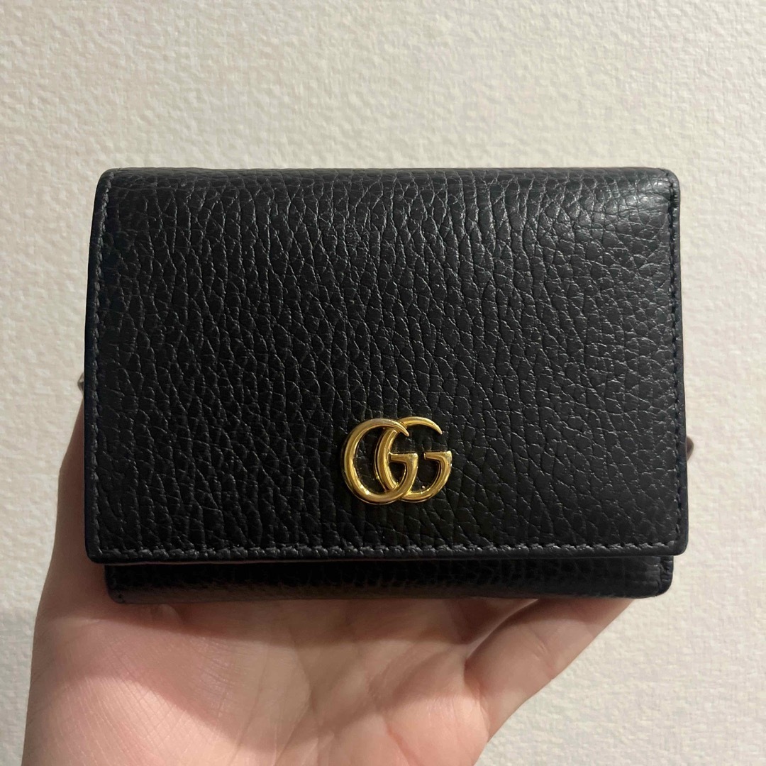 GUCCI三つ折り財布【最終値下げ/美品】 GUCCI三つ折り財布【最終値下げ/美品】