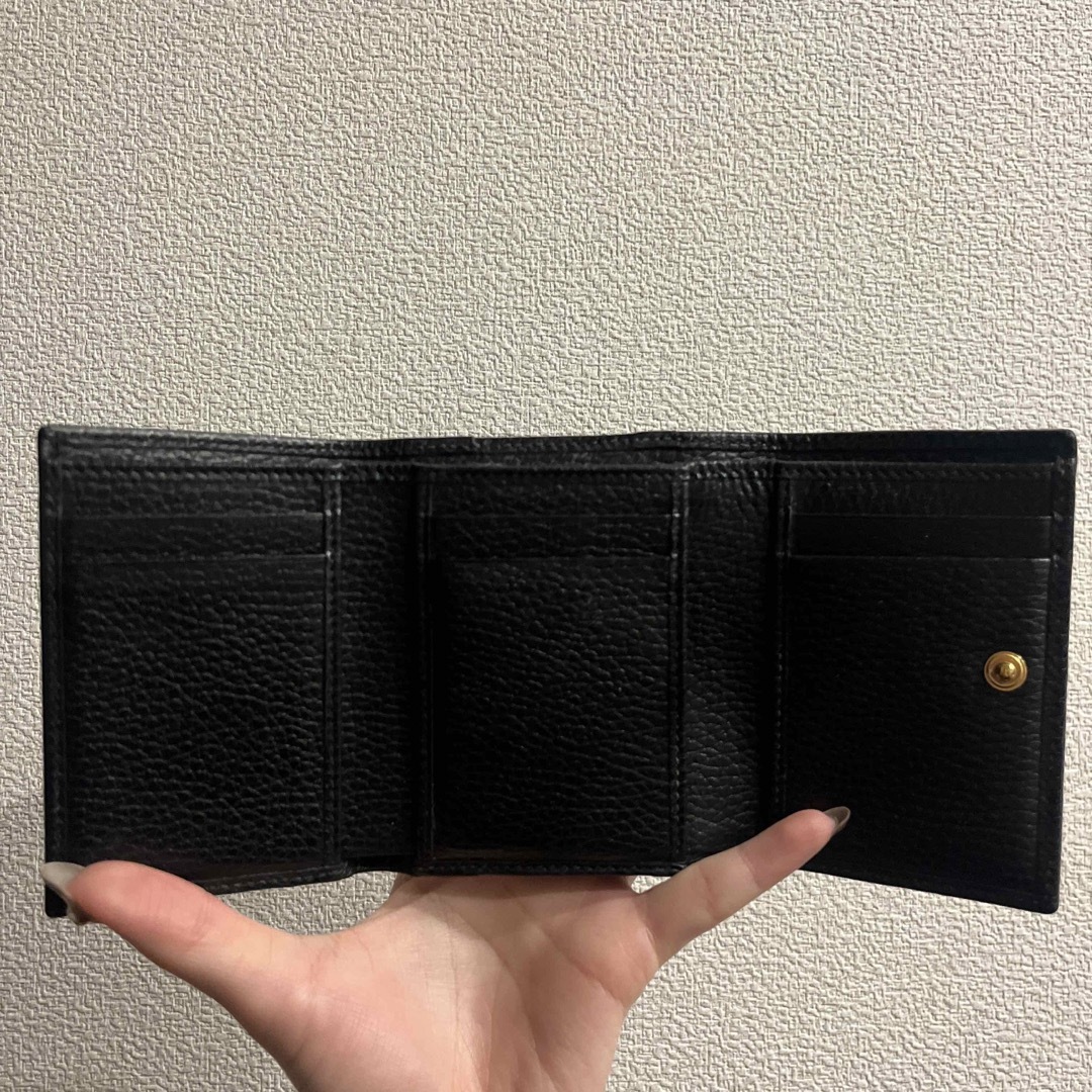 GUCCI三つ折り財布【最終値下げ/美品】 GUCCI三つ折り財布【最終値下げ/美品】