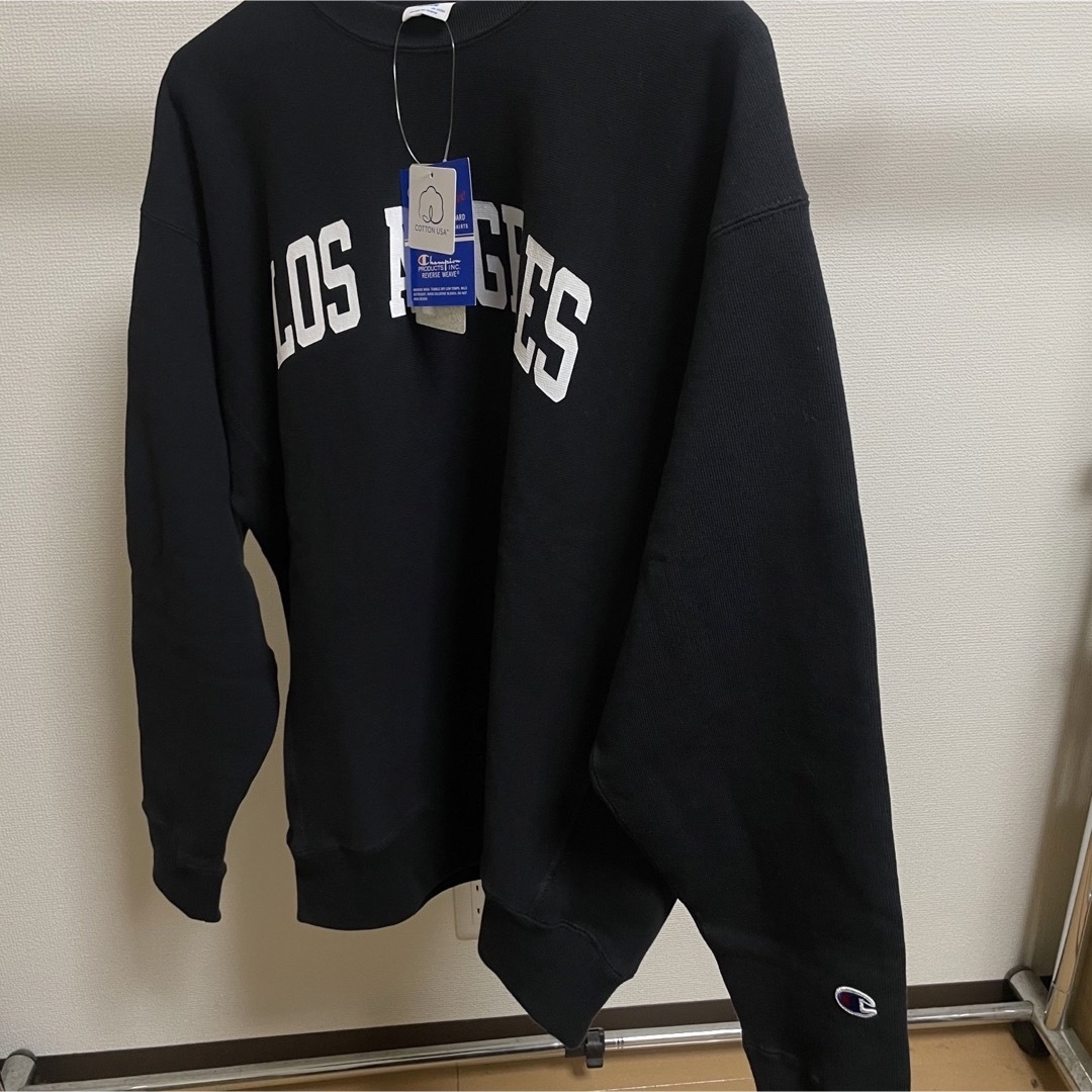 Ron Herman(ロンハーマン)のRHC × Champion Reverse Weave Sweat【M】黒 メンズのトップス(スウェット)の商品写真