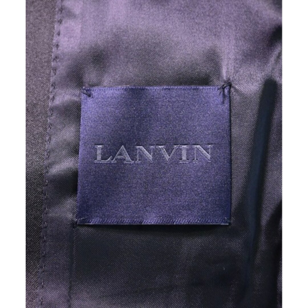 LANVIN(ランバン)のLANVIN ランバン チェスターコート 46(M位) 黒 【古着】【中古】 メンズのジャケット/アウター(チェスターコート)の商品写真