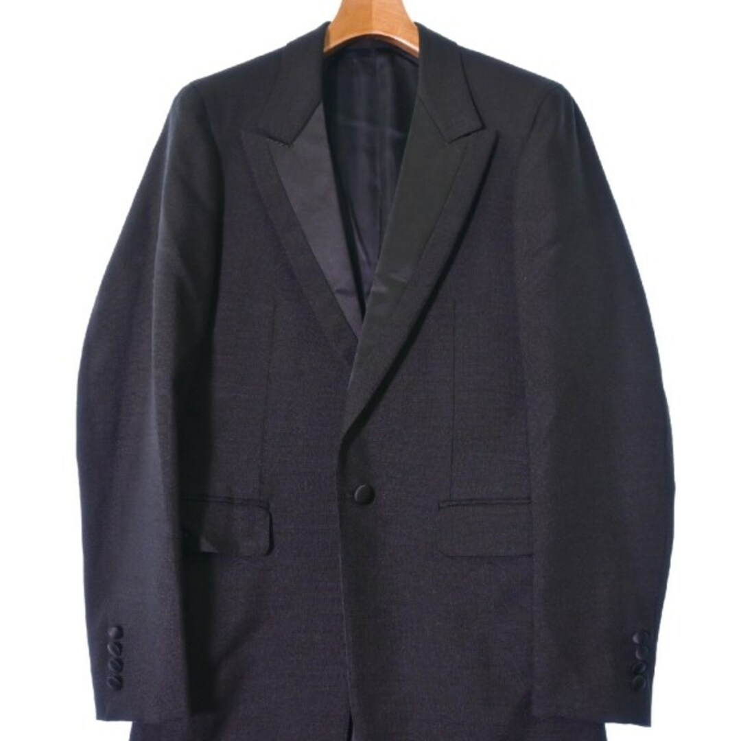 LANVIN(ランバン)のLANVIN ランバン チェスターコート 46(M位) 黒 【古着】【中古】 メンズのジャケット/アウター(チェスターコート)の商品写真