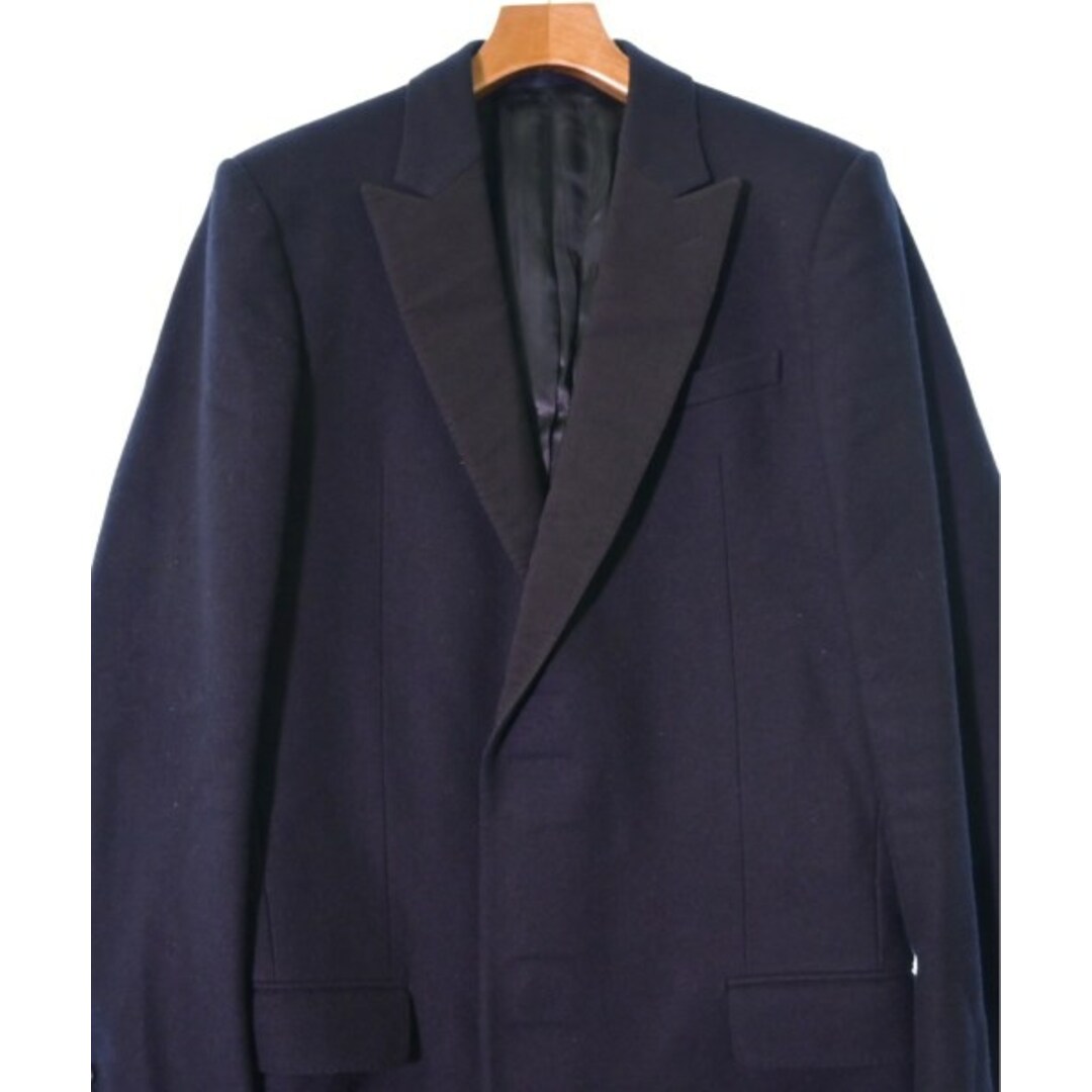 LANVIN(ランバン)のLANVIN ランバン チェスターコート 46(M位) 黒 【古着】【中古】 メンズのジャケット/アウター(チェスターコート)の商品写真