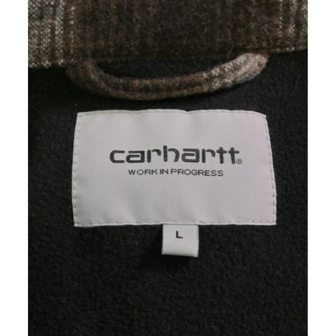 carhartt(カーハート)のCarhartt カーハート カジュアルシャツ L 茶xベージュ(チェック) 【古着】【中古】 メンズのトップス(シャツ)の商品写真