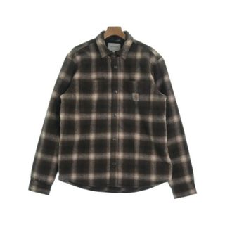 カーハート(carhartt)のCarhartt カーハート カジュアルシャツ L 茶xベージュ(チェック) 【古着】【中古】(シャツ)