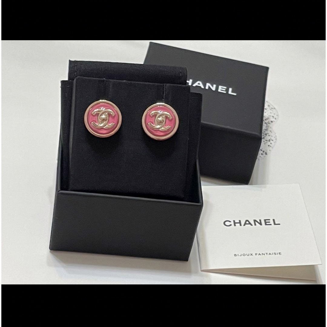 CHANEL シャネル　ターンロック　ココマーク　ピンク　ピアス　新品　限定レディース