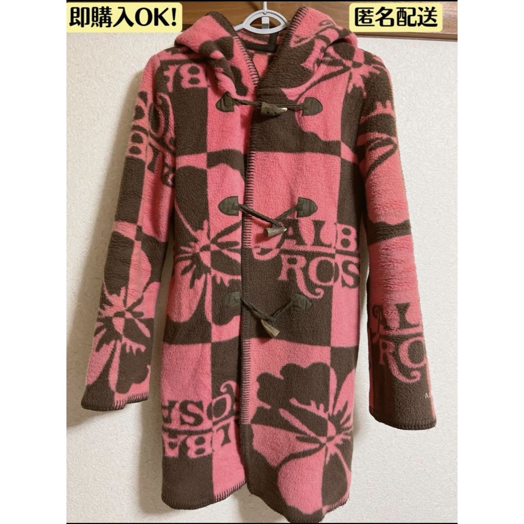 ALBA ROSA - ALBAROSA アルバローザ 新升目ブランケットコート ピンク ALBA ROSA - ALBAROSA アルバローザ 新升目ブランケットコート ピンク