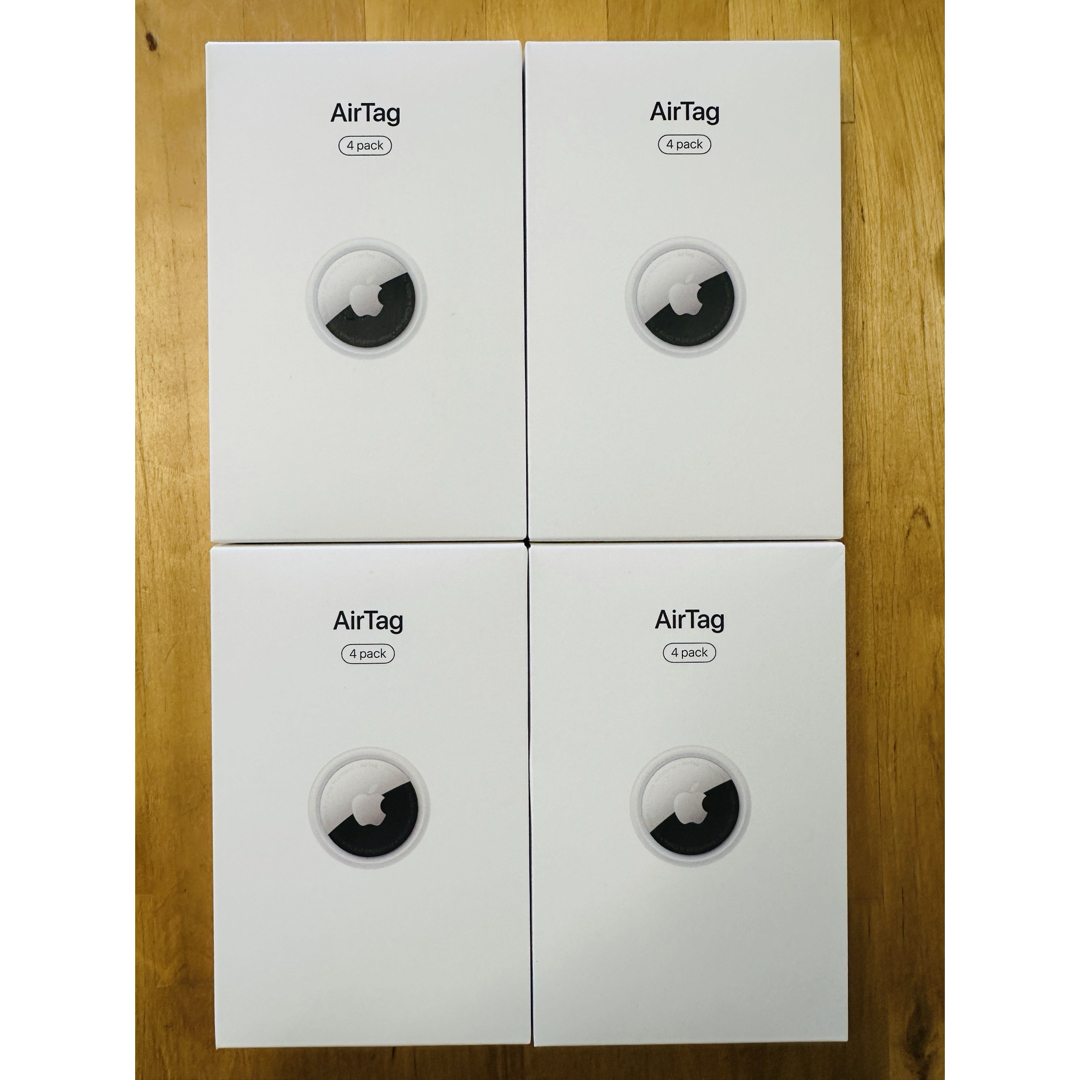 【新品未使用】Apple AirTag  本体 4個パック× 4セットスマホ/家電/カメラ