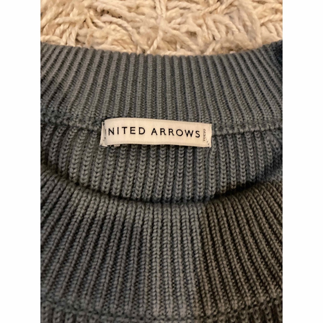 UNITED ARROWS(ユナイテッドアローズ)のユナイテッドアローズ　パタゴニアウール　アゼ　クルーネック　厚手ニット メンズのトップス(ニット/セーター)の商品写真