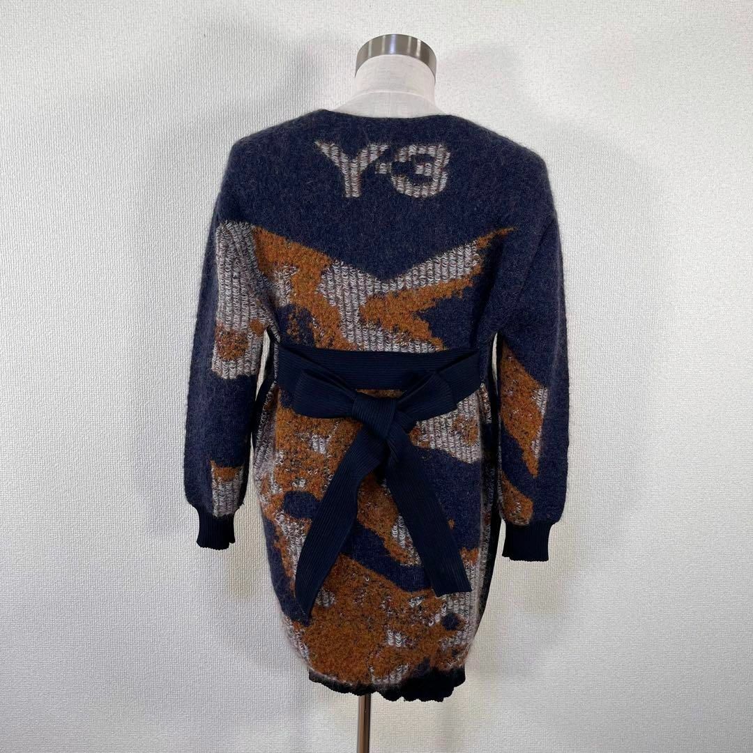 Y-3 - 【美品】Y-3 カモ柄 モヘヤ ニットカーディガン ロゴ Y-3 - 【美品】Y-3 カモ柄 モヘヤ ニットカーディガン ロゴ