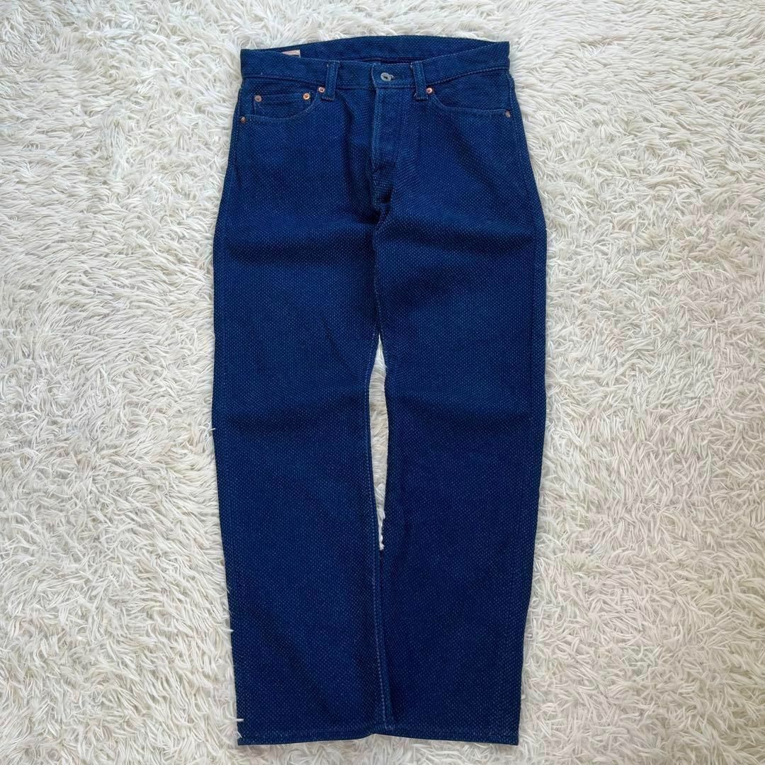 MOMOTARO JEANS(モモタロウジーンズ)の【美品】桃太郎ジーンズ　刺し子 デニム パンツ　インディゴ染め　01-088 メンズのパンツ(デニム/ジーンズ)の商品写真