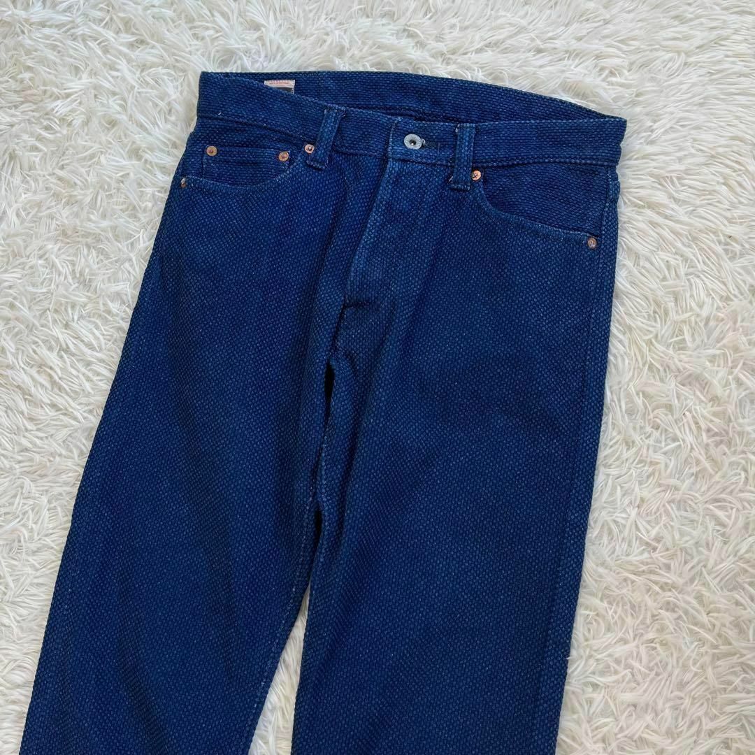 MOMOTARO JEANS(モモタロウジーンズ)の【美品】桃太郎ジーンズ　刺し子 デニム パンツ　インディゴ染め　01-088 メンズのパンツ(デニム/ジーンズ)の商品写真