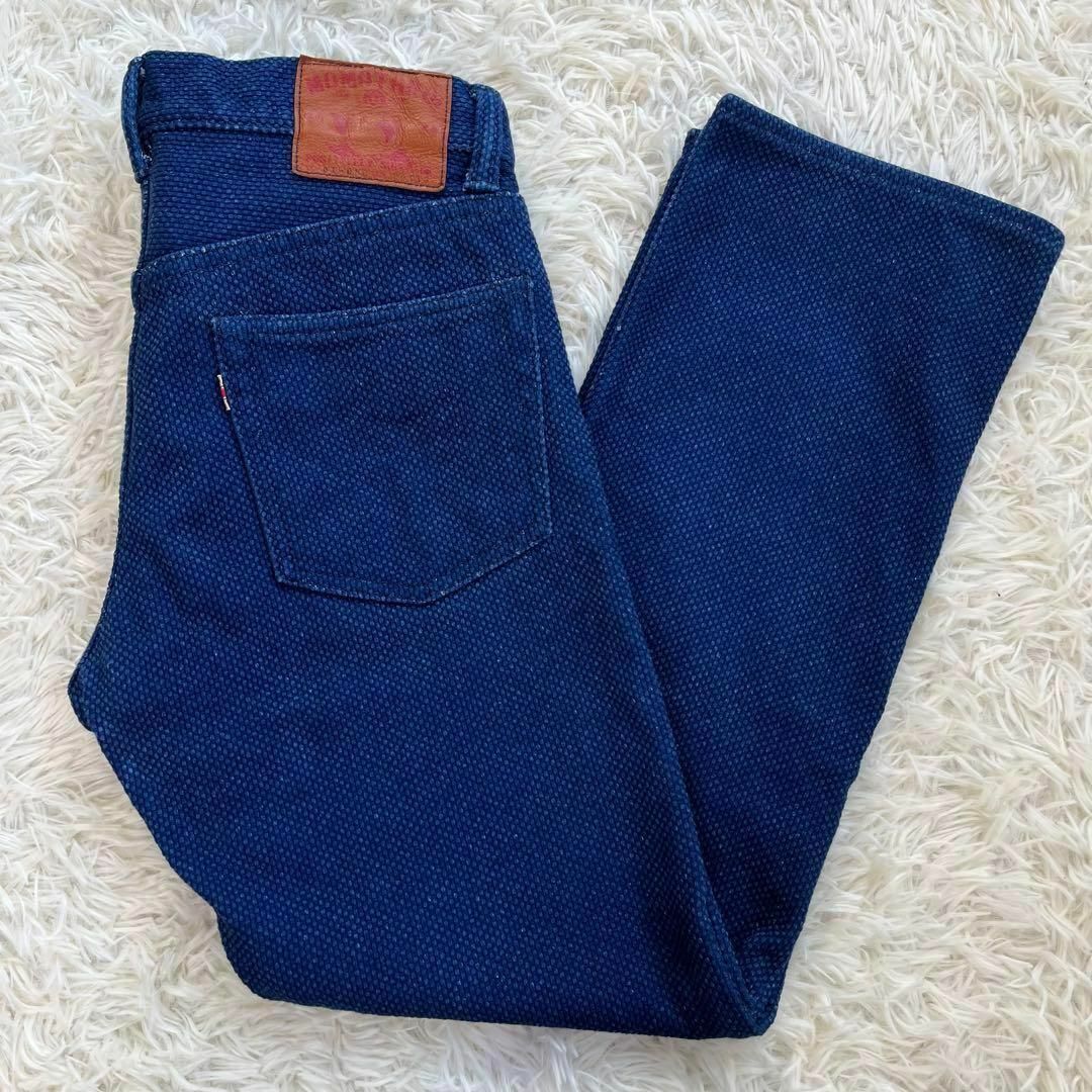 MOMOTARO JEANS(モモタロウジーンズ)の【美品】桃太郎ジーンズ　刺し子 デニム パンツ　インディゴ染め　01-088 メンズのパンツ(デニム/ジーンズ)の商品写真