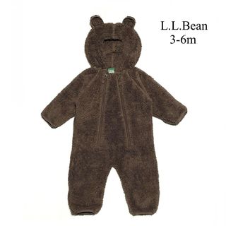 L.L.Bean - 《L.L.Bean》くま／カバーオール／3-6m