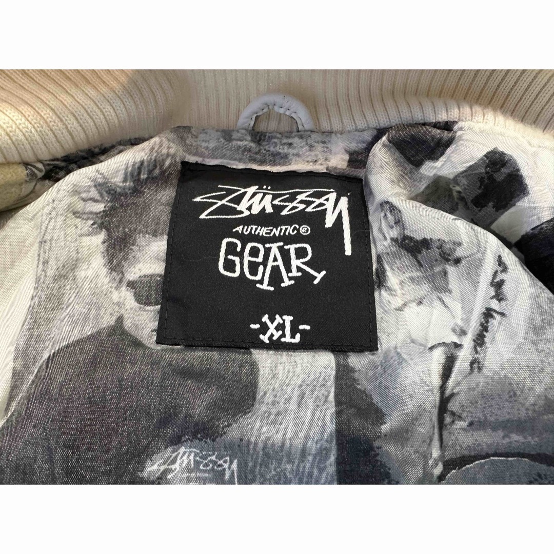 ジャケット/アウター2005 USA製 OLD STUSSY 25周年 スタジャン XL 美品