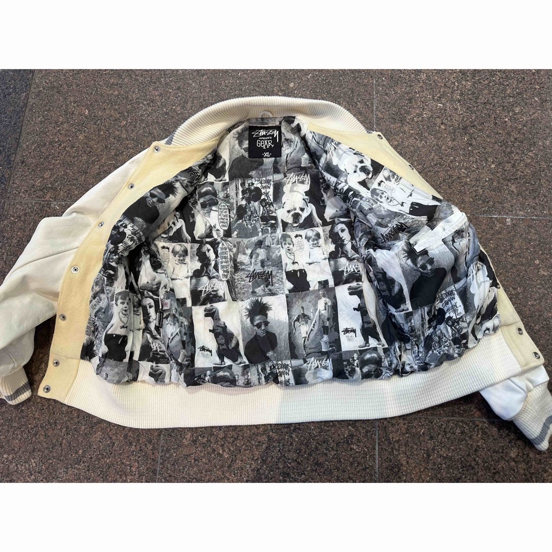 STUSSY - 2005 USA製 OLD STUSSY 25周年 スタジャン XL 美品の STUSSY - 2005 USA製 OLD STUSSY 25周年 スタジャン XL 美品の