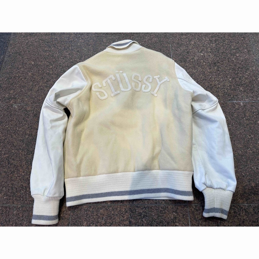 STUSSY - 2005 USA製 OLD STUSSY 25周年 スタジャン XL 美品の STUSSY - 2005 USA製 OLD STUSSY 25周年 スタジャン XL 美品の