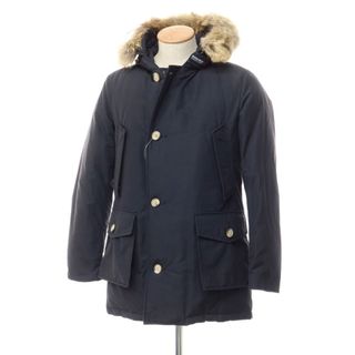 正規 WOOLRICH ウールリッチ ダウン ジャケット ブルゾン 紺325N▲