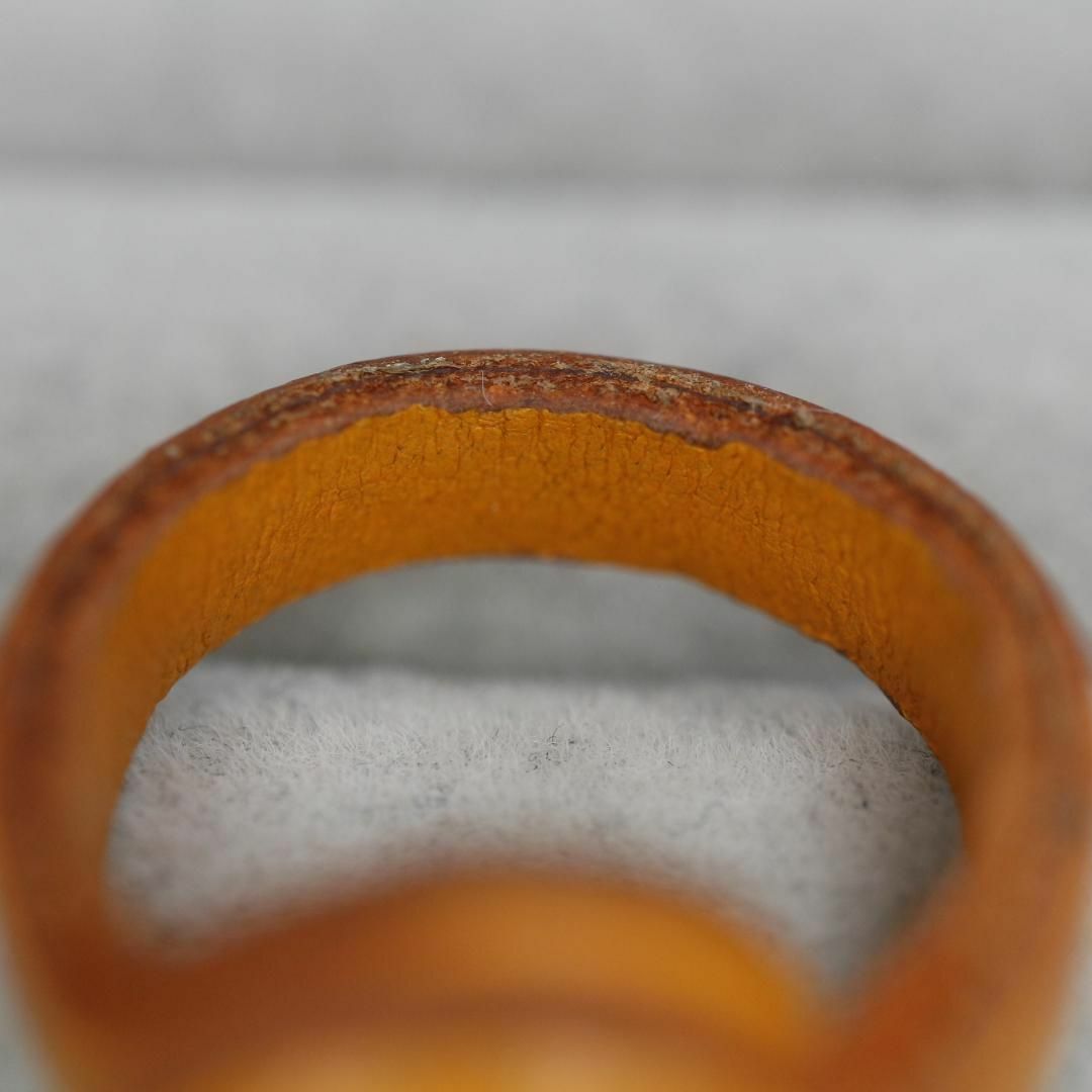 IL BISONTE(イルビゾンテ)の【匿名配送】 イルビゾンテ 指輪 リング オレンジ ロゴ 6号 レディースのアクセサリー(リング(指輪))の商品写真
