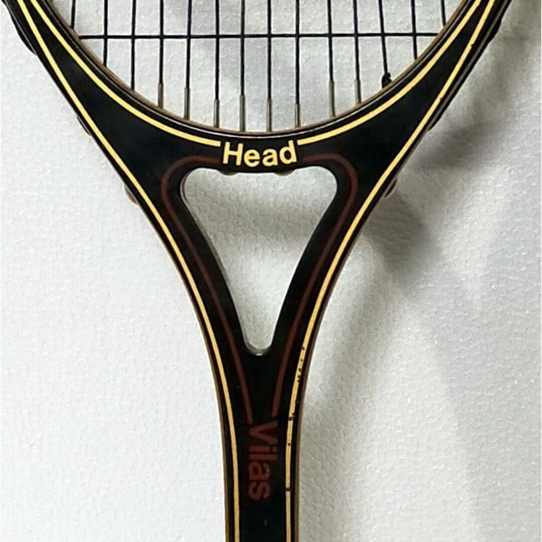 HEAD(ヘッド)のHead Villas テニスラケット 1979 カバー、ラケットプレス付き スポーツ/アウトドアのテニス(ラケット)の商品写真