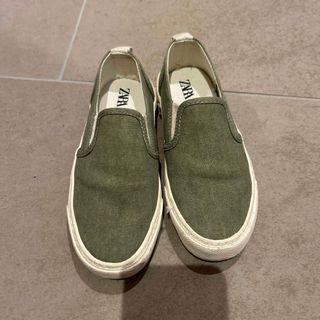 ザラキッズ(ZARA KIDS)のZARA スリッポン　19cm(スニーカー)