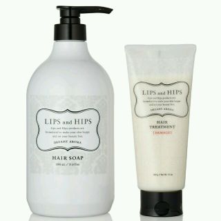 【未開封】LIPS and HIPS シャンプー限定ボトル&トリートメントセット(ヘアケア)