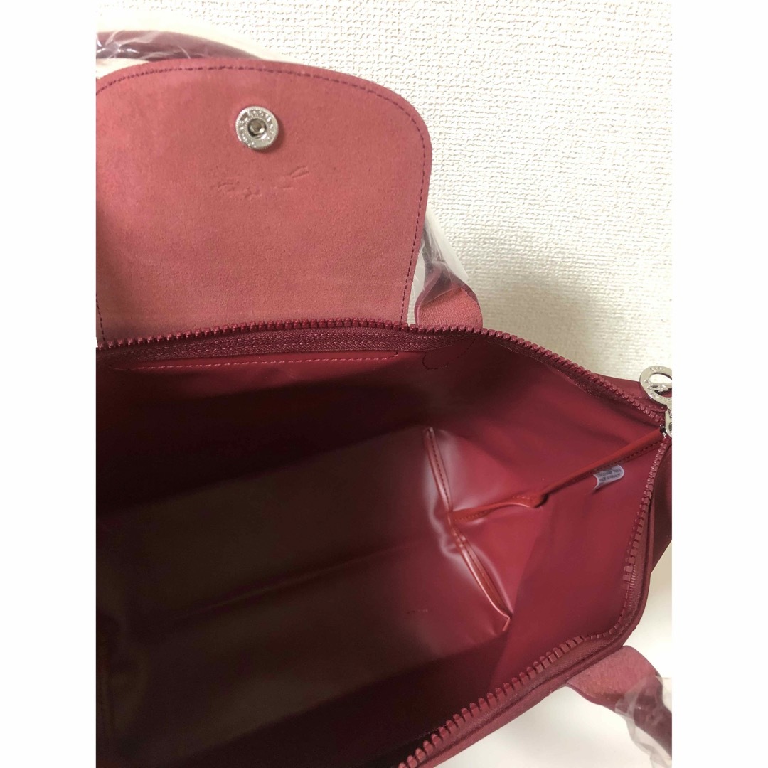 LONGCHAMP(ロンシャン)の【新品】LONGCHAMP プリアージュM ガーネットレッド 2WAY 斜め掛け レディースのバッグ(トートバッグ)の商品写真