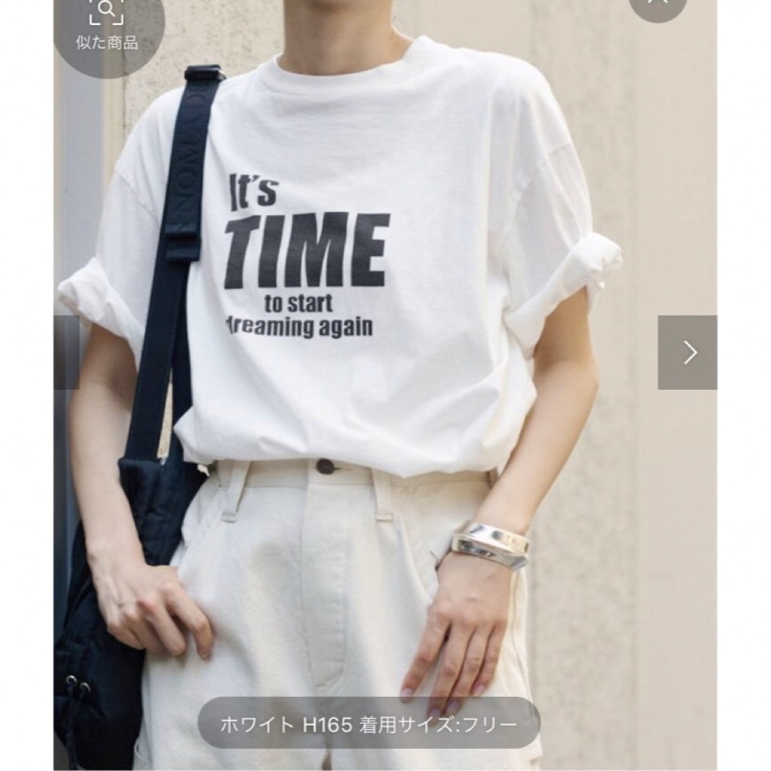 FRAMeWORK ItsTIME ロゴTシャツなし生地の厚さ