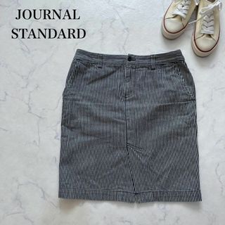 ジャーナルスタンダード(JOURNAL STANDARD)のJOURNAL STANDARD タイトスカート　膝丈　ストライプ　40(ひざ丈スカート)