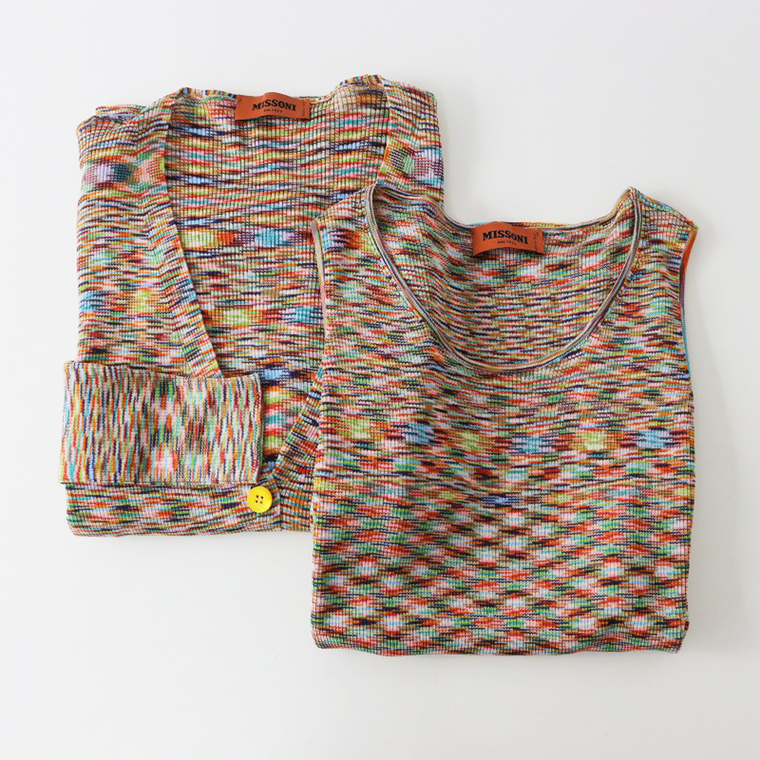 MISSONI - 美品 近年モデル ミッソーニ MISSONI マーブルボーダー