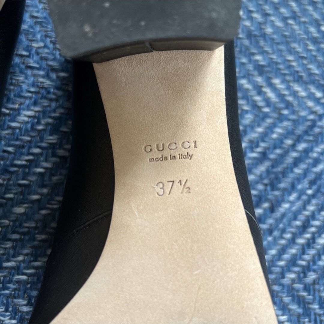 GUCCI - GUCCI ホースビット チャンキーヒール 37.5 BKの通販 by GUCCI - GUCCI ホースビット チャンキーヒール 37.5 BKの通販 by