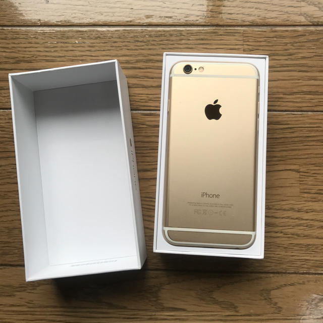 スマホ/家電/カメラ【美品】iPhone6/128GB/ドコモ/ゴールド