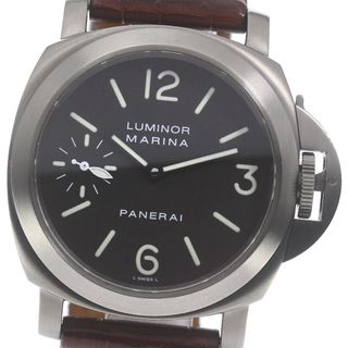 パネライ(PANERAI)のパネライ PANERAI PAM00061 ルミノール マリーナ スモールセコンド 手巻き メンズ 箱・保証書付き_794491(腕時計(アナログ))