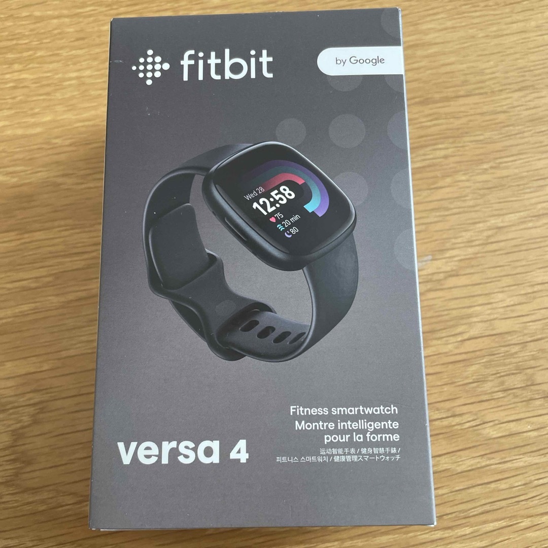 FitbitFitbit VERSA 4 スマートウォッチ BLACK/GRAPHITE A