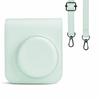 【色: グリーン】Rieibi instax mini 12ケース、Fujifi(その他)