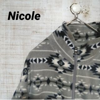 ニコル(NICOLE)のnicole フリースジャケット Lサイズ(ブルゾン)