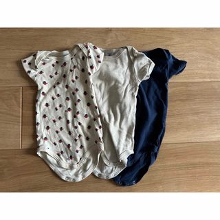 プチバトー(PETIT BATEAU)のプチバトー　petit bateau 半袖　ボディ(肌着/下着)