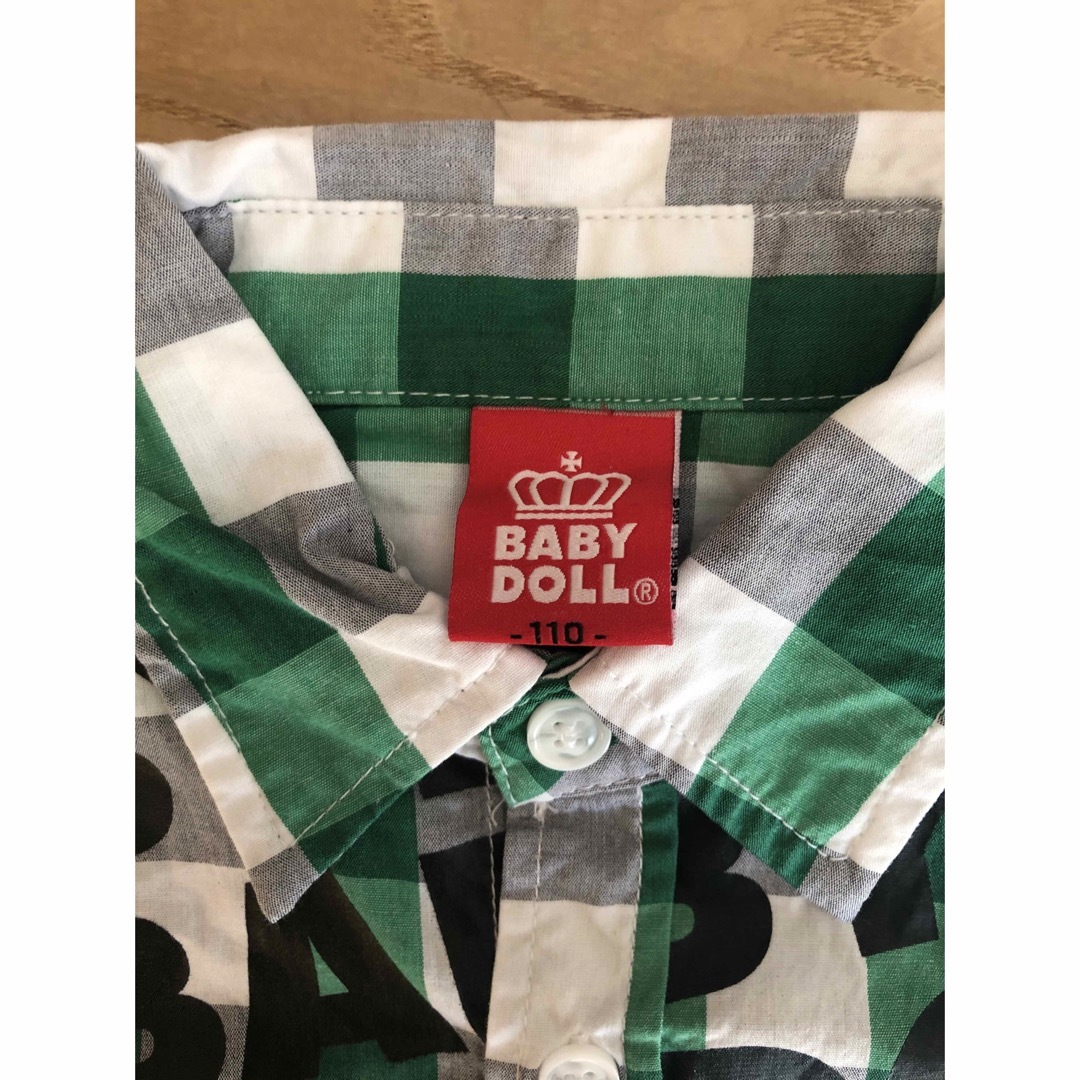 BABYDOLL(ベビードール)のキッズ　シャツ　110  BABY DOLL キッズ/ベビー/マタニティのキッズ服男の子用(90cm~)(Tシャツ/カットソー)の商品写真