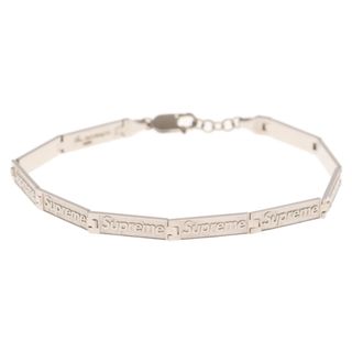 シュプリーム(Supreme)のSUPREME シュプリーム ×Jacob&Co Logo Link Bracelet ジェイコブ ロゴリンクブレスレット シルバー 10LINK(ブレスレット)