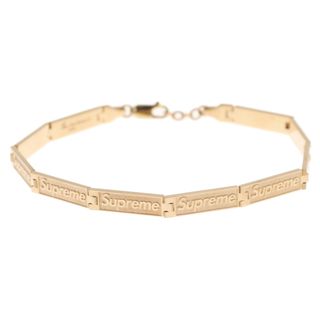 シュプリーム(Supreme)のSUPREME シュプリーム ×Jacob&Co 14K Logo Link Bracelet ジェイコブ ロゴリンクブレスレット ゴールド 10LINK(ブレスレット)