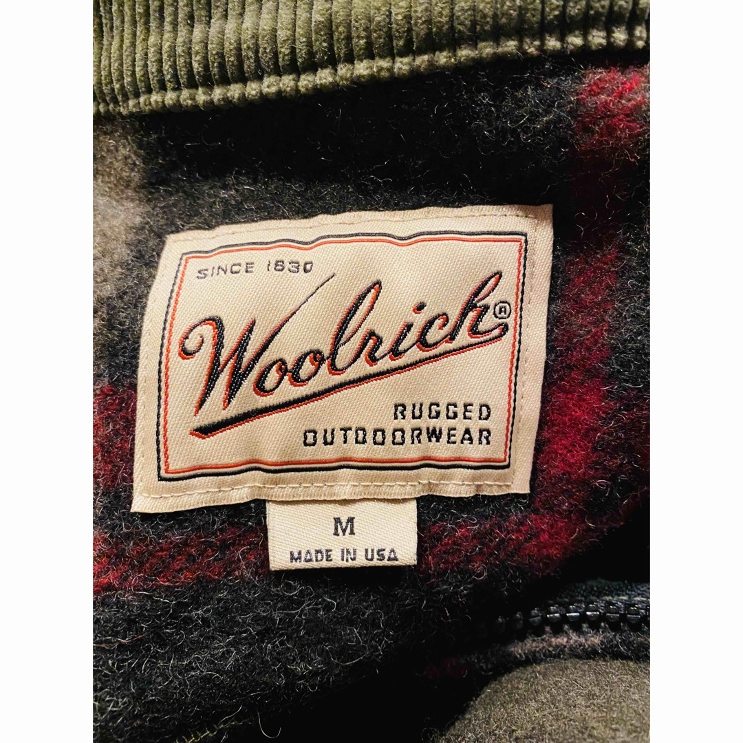 WOOLRICH(ウールリッチ)の【入手困難】WOOLRICH アメリカ製 ハーフジップ ウール プルオーバー M メンズのメンズ その他(その他)の商品写真