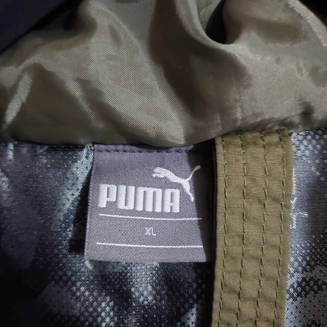 PUMA(プーマ)の●★新品同様★プーマ　ダウンジャケット　size ＸＬ　オリーブグリーン メンズのジャケット/アウター(ダウンジャケット)の商品写真