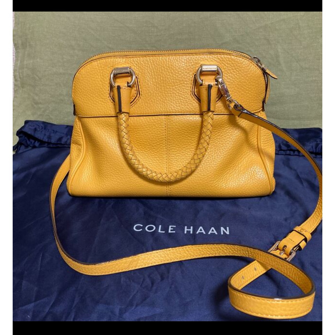 Cole Haan - コールハーン イエロー ハンドバッグ ショルダー Cole Haan - コールハーン イエロー ハンドバッグ ショルダー