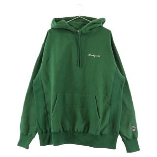 レディメイド(LADY MADE)のREADY MADE レディメイド PIONCHAM HOODIE RE-CO-GR-00-00-118 ロゴ刺繍 プルオーバーパーカー フーディー グリーン(パーカー)