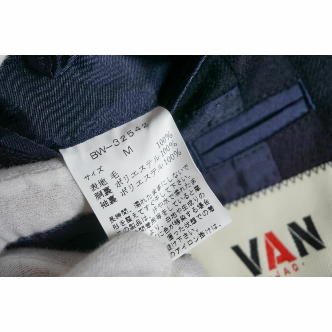 VAN Jacket(ヴァンヂャケット)の22AW VAN JAC. ヴァン ジャケット 金ボタン 紺ブレザー 417N▲ メンズのジャケット/アウター(テーラードジャケット)の商品写真