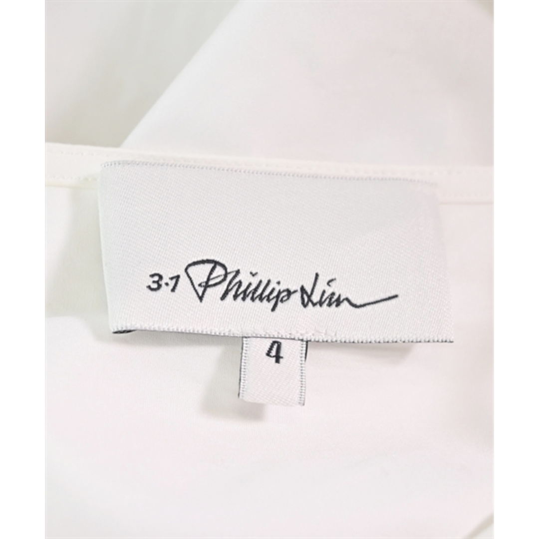 3.1 Phillip Lim(スリーワンフィリップリム)の3.1 Phillip Lim ブラウス 4(XL位) 白 【古着】【中古】 レディースのトップス(シャツ/ブラウス(長袖/七分))の商品写真