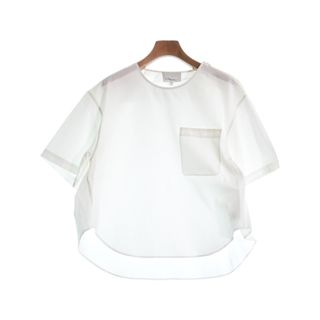 スリーワンフィリップリム(3.1 Phillip Lim)の3.1 Phillip Lim ブラウス 4(XL位) 白 【古着】【中古】(シャツ/ブラウス(長袖/七分))