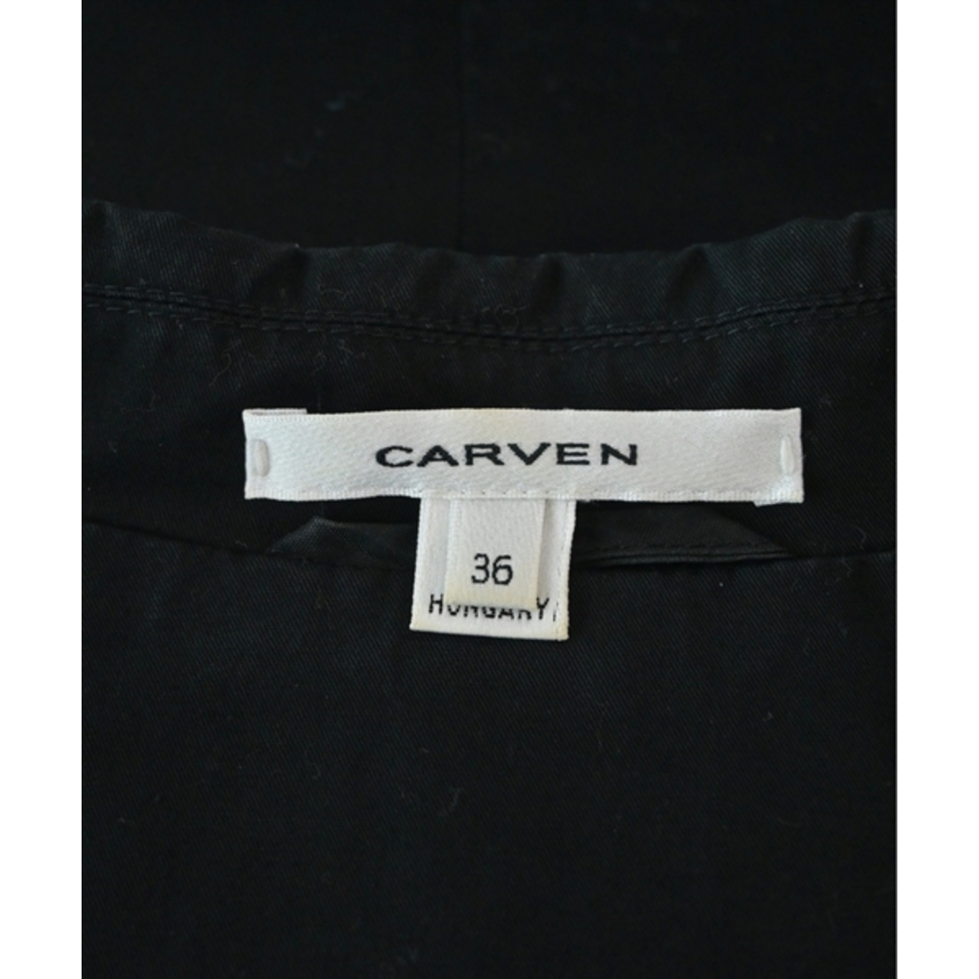 CARVEN(カルヴェン)のCARVEN カルヴェン ジャケット 36(XS位) 黒 【古着】【中古】 レディースのジャケット/アウター(その他)の商品写真