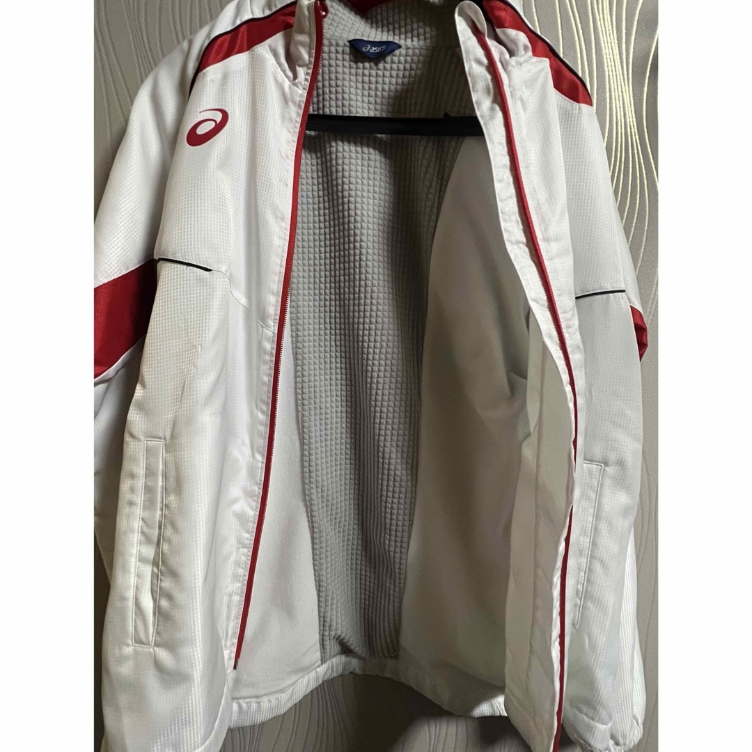 asics(アシックス)のアシックス　ウインドブレーカー　ジャンパー　上着　ウェア　Sサイズ メンズのジャケット/アウター(ナイロンジャケット)の商品写真