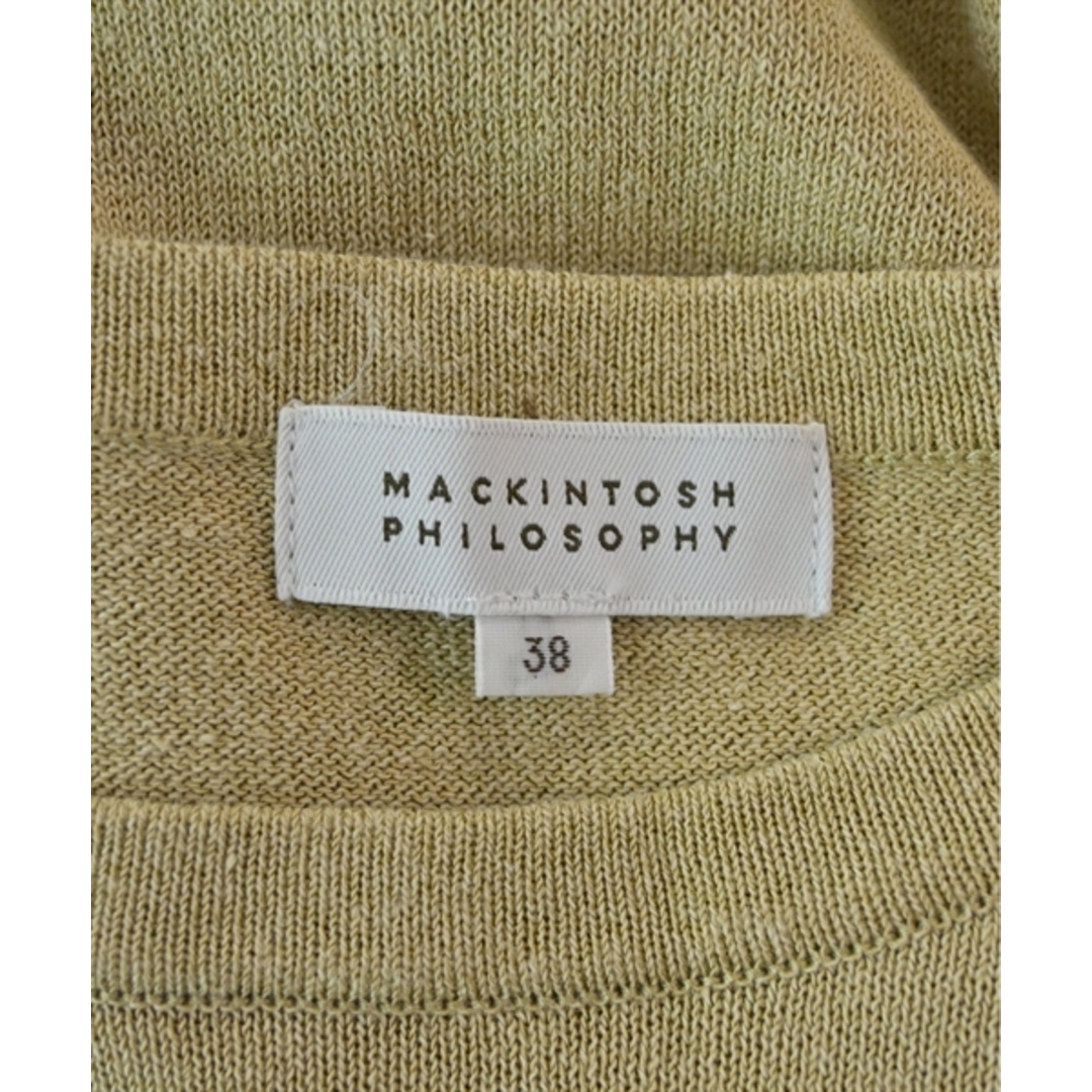 MACKINTOSH PHILOSOPHY(マッキントッシュフィロソフィー)のMACKINTOSH PHILOSOPHY ワンピース 38(M位) ベージュ 【古着】【中古】 レディースのワンピース(ひざ丈ワンピース)の商品写真