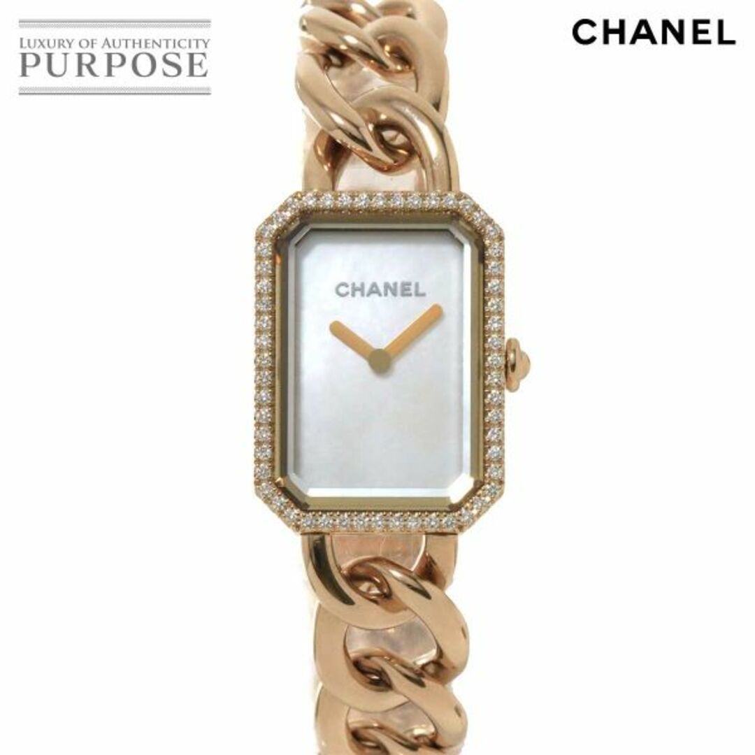 CHANEL(シャネル)のシャネル CHANEL プルミエール レディース 腕時計 ダイヤベゼル K18ベージュゴールド クォーツ Premiere VLP 90188687 レディースのファッション小物(腕時計)の商品写真